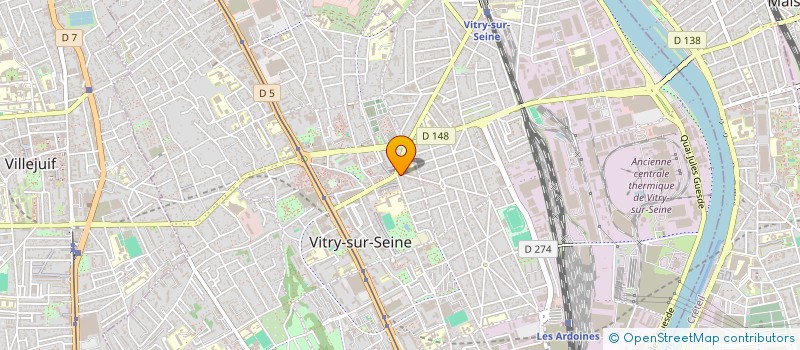 localisation de l'entreprise MONSIEUR JULIEN TUDEAU à VITRY-SUR-SEINE