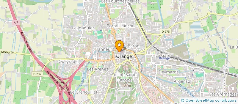 localisation de l'entreprise MONSIEUR JULIEN TUDIANO  ORANGE