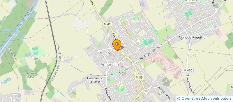 localisation de l'entreprise MONSIEUR JULIEN TURBE  ANNULLIN