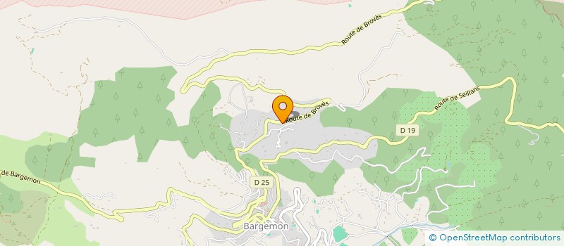 localisation de l'entreprise MONSIEUR JULIEN TURLEQUE  BARGEMON