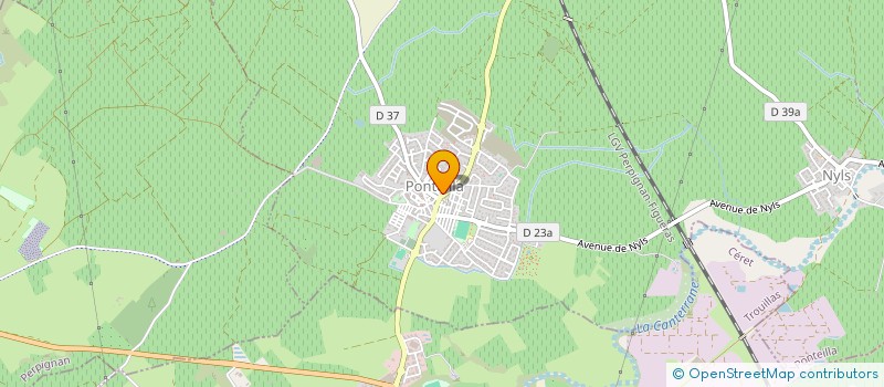 localisation de l'entreprise MONSIEUR JULIEN TURPIN  PONTEILLA