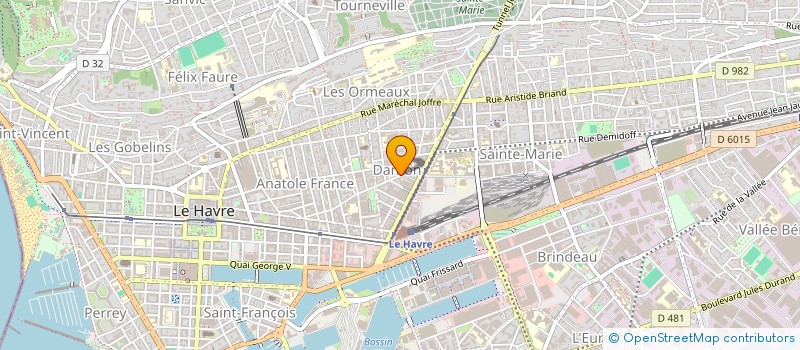 localisation de l'entreprise MONSIEUR JULIEN TURPIN à LE HAVRE