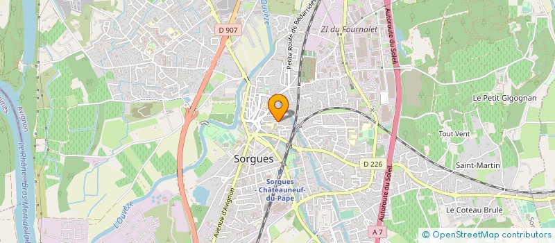 localisation de l'entreprise MONSIEUR JULIEN UBEDA  SORGUES