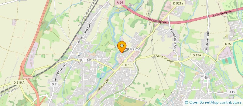 localisation de l'entreprise MONSIEUR JULIEN URMELLI  BARBAZAN-DEBAT