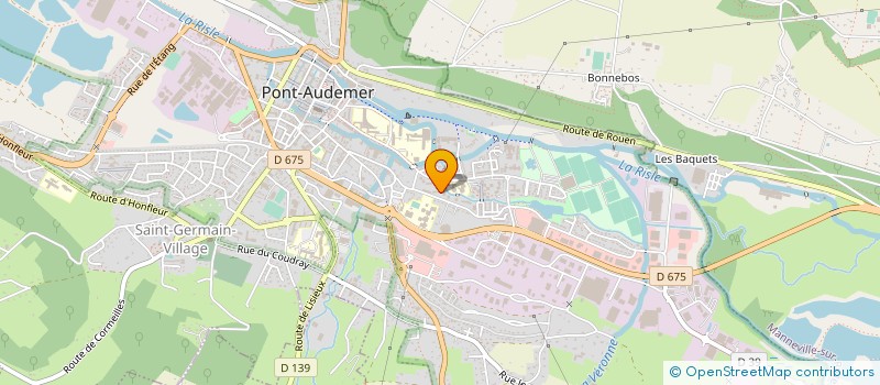 localisation de l'entreprise MONSIEUR JULIEN VAAST à PONT-AUDEMER