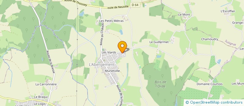 localisation de l'entreprise MONSIEUR JULIEN VACLE à L'ABERGEMENT-CLEMENCIAT