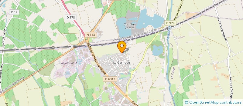 localisation de l'entreprise MONSIEUR JULIEN VAILLANT  AIMARGUES