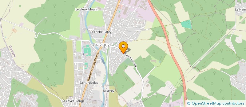 localisation de l'entreprise MONSIEUR JULIEN VAINQUEUR à GRAVIGNY