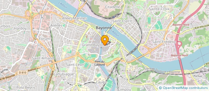 localisation de l'entreprise MONSIEUR JULIEN VALDIVIELSO à BAYONNE