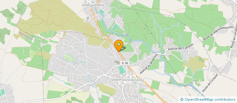 localisation de l'entreprise MONSIEUR JULIEN VALERA  VILLEMOUSTAUSSOU