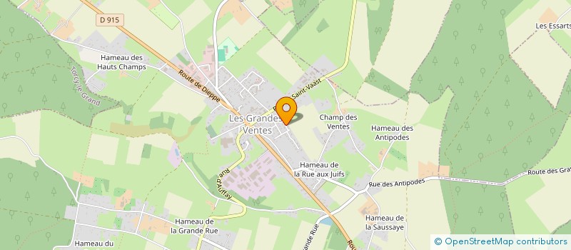 localisation de l'entreprise MONSIEUR JULIEN VALLIER  LES GRANDES-VENTES