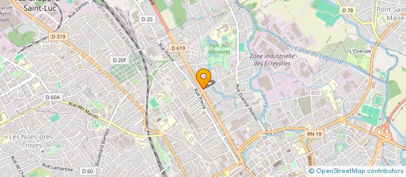 localisation de l'entreprise MONSIEUR JULIEN VAN  TROYES