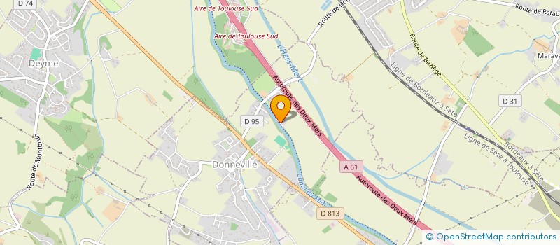 localisation de l'entreprise MONSIEUR JULIEN VAN DE VYVER  DONNEVILLE