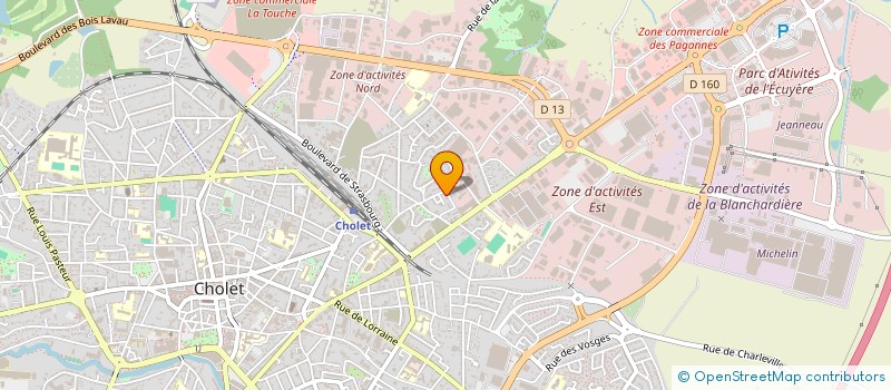 localisation de l'entreprise MONSIEUR JULIEN VANACKERE à CHOLET