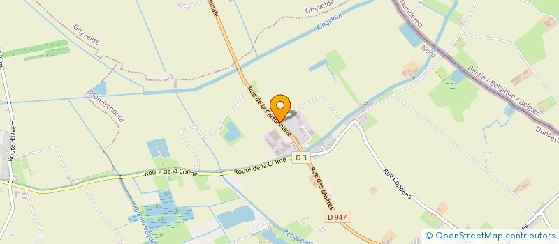 localisation de l'entreprise MONSIEUR JULIEN VANACKERE  HONDSCHOOTE