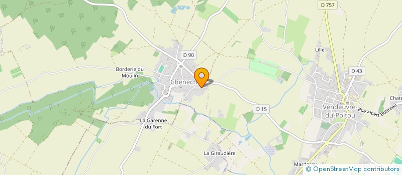 localisation de l'entreprise MONSIEUR JULIEN VANDABLE  SAINT-MARTIN-LA-PALLU