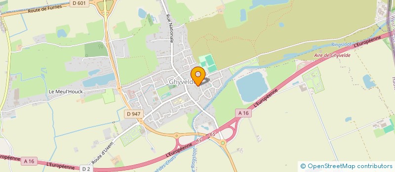 localisation de l'entreprise MONSIEUR JULIEN VANDAELE  GHYVELDE