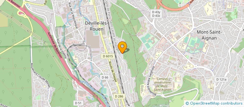 localisation de l'entreprise MONSIEUR JULIEN VANDEPONSEELE  DEVILLE-LES-ROUEN