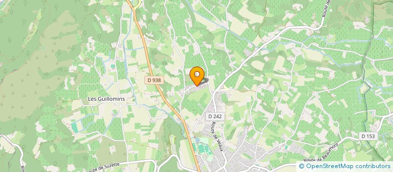 localisation de l'entreprise MONSIEUR JULIEN VANDEVILLE  MALAUCENE