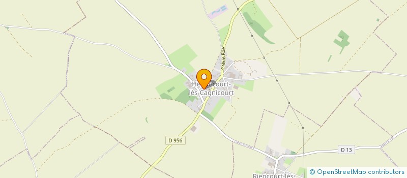 localisation de l'entreprise MONSIEUR JULIEN VANEECKE  HENDECOURT-LES-CAGNICOURT