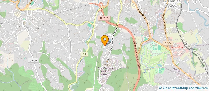 localisation de l'entreprise MONSIEUR JULIEN VANINSBERGHE à GRASSE