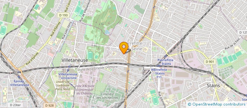 localisation de l'entreprise MONSIEUR JULIEN VARELA FERNANDES  PIERREFITTE-SUR-SEINE