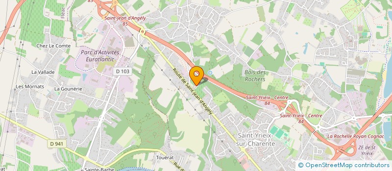 localisation de l'entreprise MONSIEUR JULIEN VARVOUX à SAINT-YRIEIX-SUR-CHARENTE