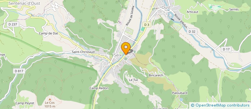 localisation de l'entreprise MONSIEUR JULIEN VASSEUR à SEIX