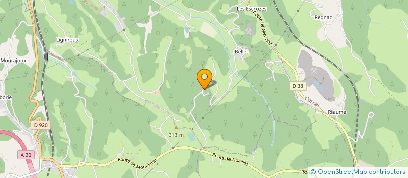 localisation de l'entreprise MONSIEUR JULIEN VAST  BRIVE-LA-GAILLARDE