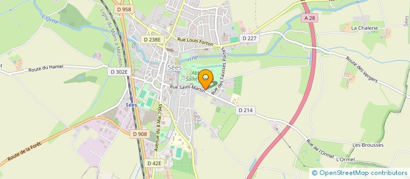 localisation de l'entreprise MONSIEUR JULIEN VAUGEOIS à ALMENECHES