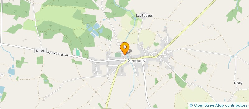 localisation de l'entreprise MONSIEUR JULIEN VAUQUELIN  GENOUILLY