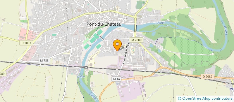 localisation de l'entreprise MONSIEUR JULIEN VAURS  PONT-DU-CHATEAU