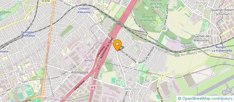 localisation de l'entreprise MONSIEUR JULIEN VENOT  WISSOUS