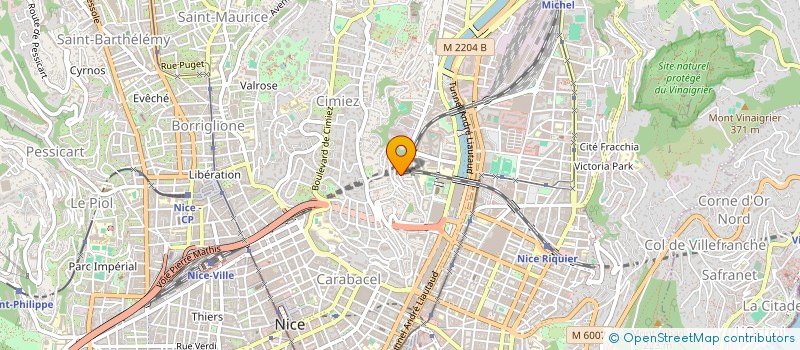 localisation de l'entreprise MONSIEUR JULIEN VERAN à NICE