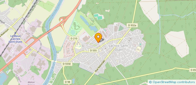 localisation de l'entreprise MONSIEUR JULIEN VERCOUTERE  LACROIX-SAINT-OUEN