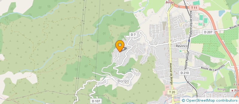 localisation de l'entreprise MONSIEUR JULIEN VERCRUYSSE  BORGO