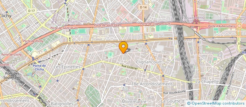 localisation de l'entreprise MONSIEUR JULIEN VERDIER  PARIS