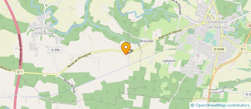 localisation de l'entreprise MONSIEUR JULIEN VERDIN  SAINT-CRICQ-VILLENEUVE