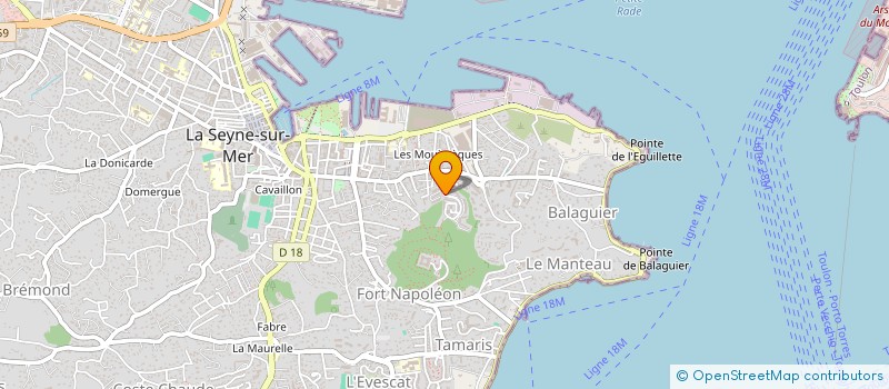 localisation de l'entreprise MONSIEUR JULIEN VERGANOTTI  LA SEYNE-SUR-MER