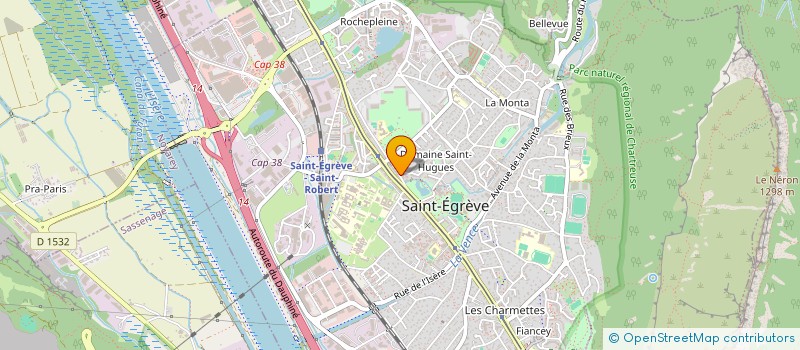 localisation de l'entreprise MONSIEUR JULIEN VERMEULEN  SAINT-EGREVE