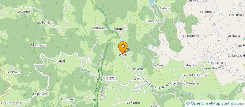 localisation de l'entreprise MONSIEUR JULIEN VERNAY  NOZIERES