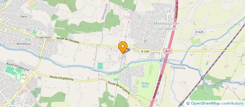 localisation de l'entreprise MONSIEUR JULIEN VERNET  MONTBOUCHER-SUR-JABRON