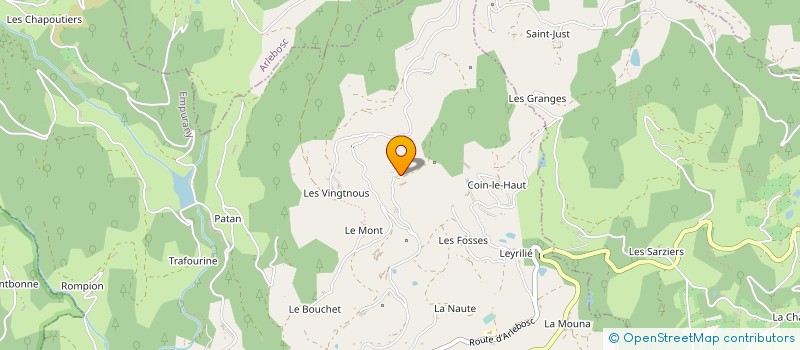localisation de l'entreprise MONSIEUR JULIEN VERNET à EMPURANY