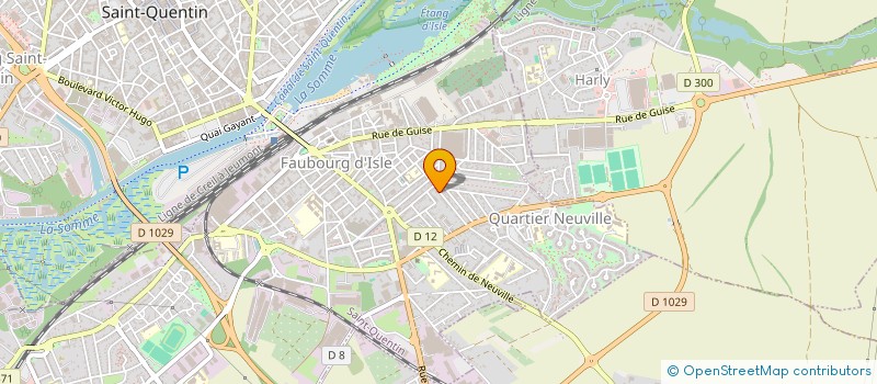 localisation de l'entreprise MONSIEUR JULIEN VERON à SAINT-QUENTIN