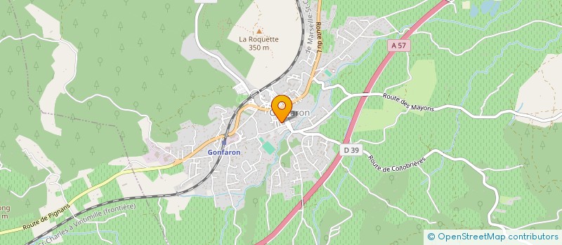 localisation de l'entreprise MONSIEUR JULIEN VERQUERA à GONFARON