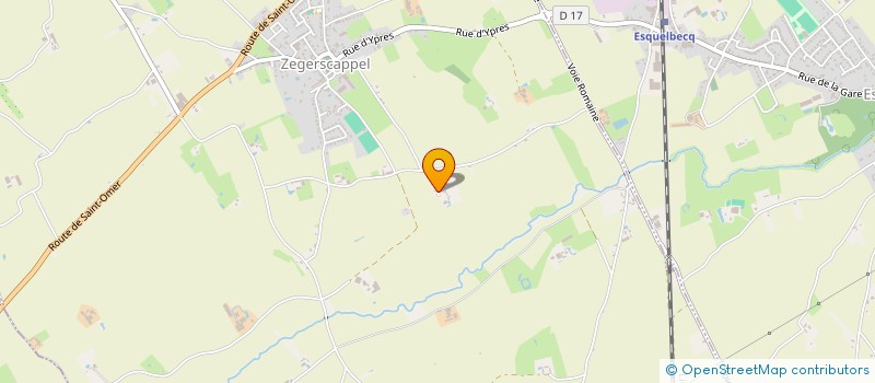 localisation de l'entreprise MONSIEUR JULIEN VERREMAN  BOLLEZEELE