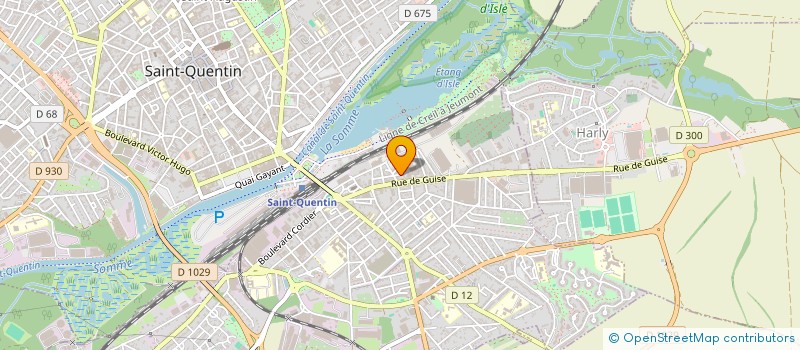 localisation de l'entreprise MONSIEUR JULIEN VERRIER à SAINT-QUENTIN
