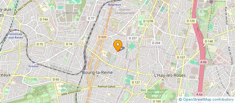 localisation de l'entreprise MONSIEUR JULIEN VIAL à BOURG-LA-REINE