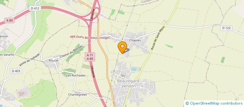 localisation de l'entreprise MONSIEUR JULIEN VIAL  BEAUREGARD-VENDON