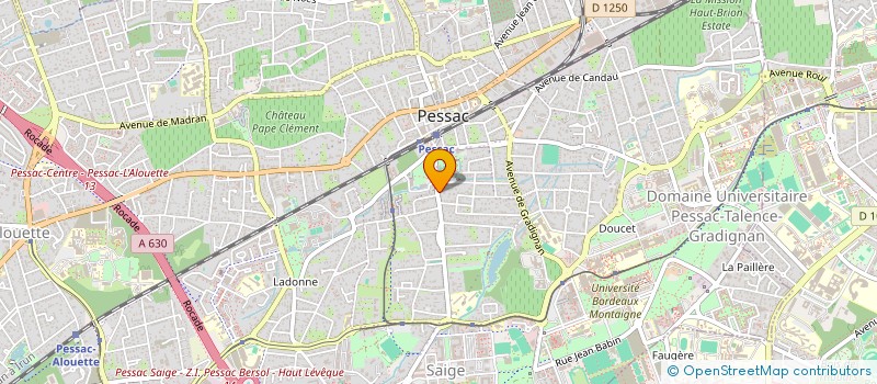 localisation de l'entreprise MONSIEUR JULIEN VIAUD à PESSAC